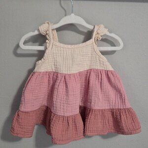 1-3 Month Girl Cotton Dress
